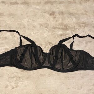 Victoria's Secret Black Sheer Bra